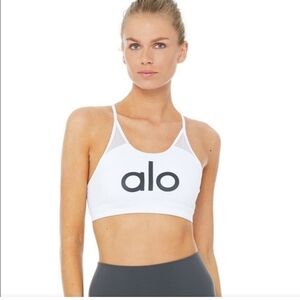 ALO Yoga White Sports Bra